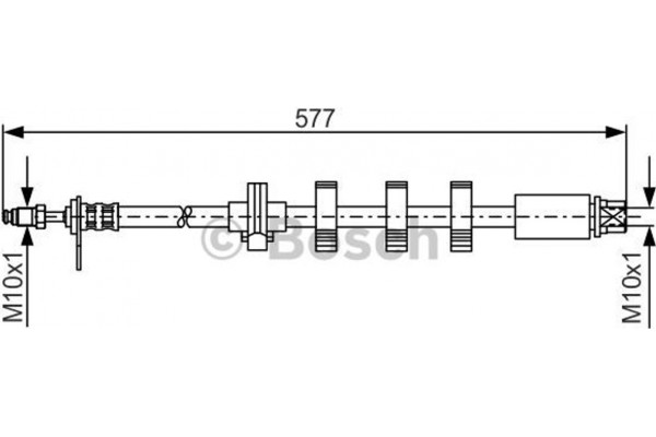 Bosch Ελαστικός Σωλήνας Φρένων - 1 987 476 809