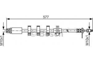 Bosch Ελαστικός Σωλήνας Φρένων - 1 987 476 810