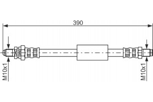 Bosch Ελαστικός Σωλήνας Φρένων - 1 987 476 840