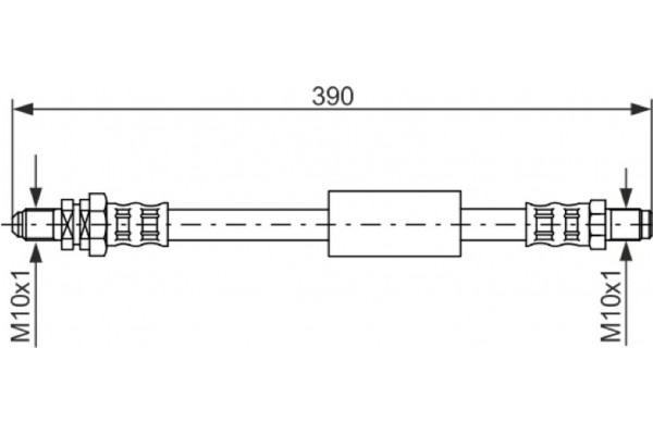 Bosch Ελαστικός Σωλήνας Φρένων - 1 987 476 840