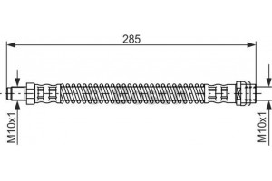 Bosch Ελαστικός Σωλήνας Φρένων - 1 987 476 841