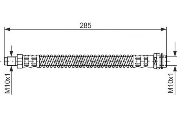 Bosch Ελαστικός Σωλήνας Φρένων - 1 987 476 841