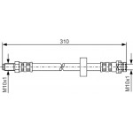 Bosch Ελαστικός Σωλήνας Φρένων - 1 987 476 883