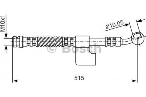 Bosch Ελαστικός Σωλήνας Φρένων - 1 987 476 899