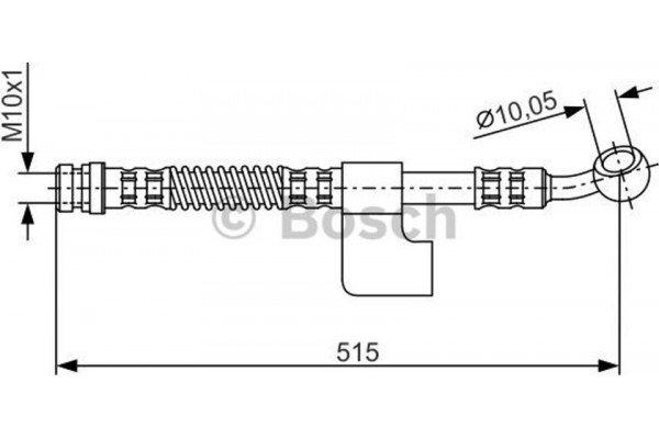 Bosch Ελαστικός Σωλήνας Φρένων - 1 987 476 899