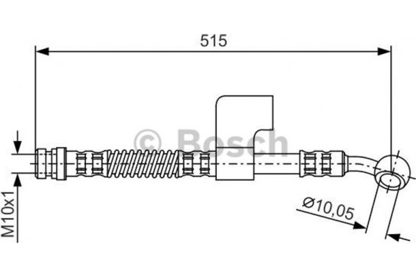 Bosch Ελαστικός Σωλήνας Φρένων - 1 987 476 900