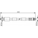 Bosch Ελαστικός Σωλήνας Φρένων - 1 987 476 912