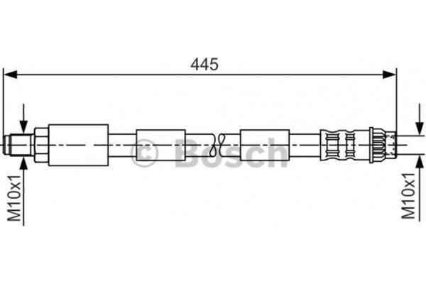 Bosch Ελαστικός Σωλήνας Φρένων - 1 987 476 912