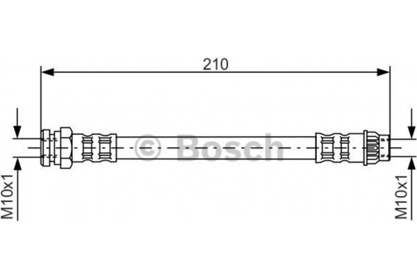 Bosch Ελαστικός Σωλήνας Φρένων - 1 987 476 913