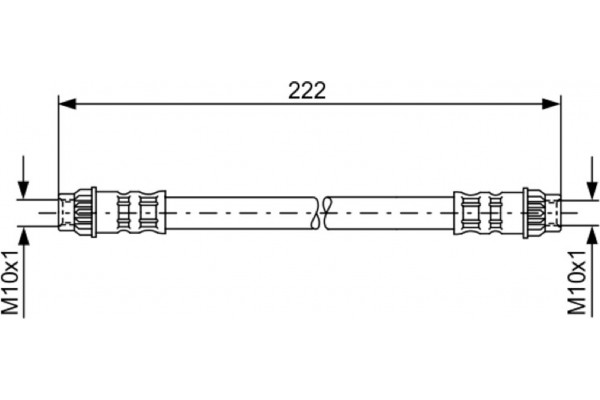 Bosch Ελαστικός Σωλήνας Φρένων - 1 987 476 914