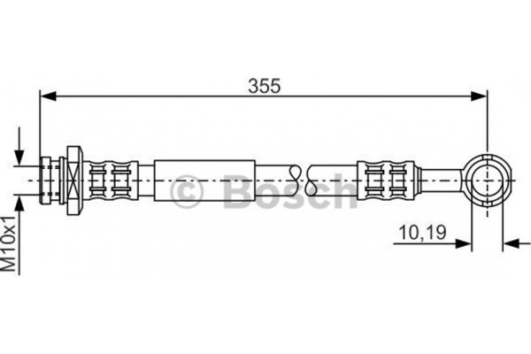 Bosch Ελαστικός Σωλήνας Φρένων - 1 987 476 933