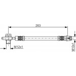 Bosch Ελαστικός Σωλήνας Φρένων - 1 987 476 944