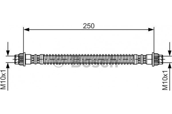 Bosch Ελαστικός Σωλήνας Φρένων - 1 987 476 947