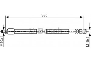 Bosch Ελαστικός Σωλήνας Φρένων - 1 987 476 949