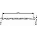 Bosch Ελαστικός Σωλήνας Φρένων - 1 987 476 950