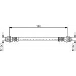 Bosch Ελαστικός Σωλήνας Φρένων - 1 987 476 952
