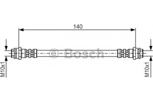 Bosch Ελαστικός Σωλήνας Φρένων - 1 987 476 952