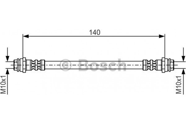 Bosch Ελαστικός Σωλήνας Φρένων - 1 987 476 952