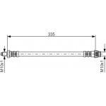 Bosch Ελαστικός Σωλήνας Φρένων - 1 987 476 955