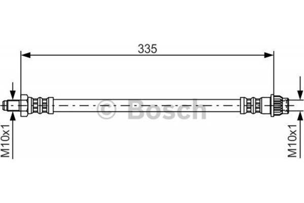 Bosch Ελαστικός Σωλήνας Φρένων - 1 987 476 955