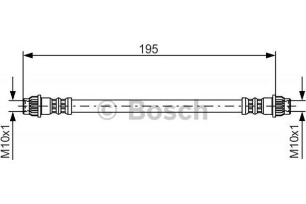 Bosch Ελαστικός Σωλήνας Φρένων - 1 987 476 956