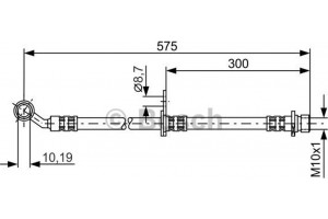 Bosch Ελαστικός Σωλήνας Φρένων - 1 987 476 986