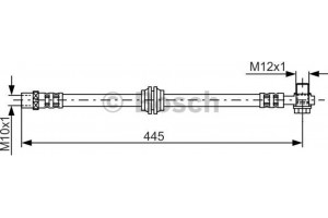 Bosch Ελαστικός Σωλήνας Φρένων - 1 987 476 990