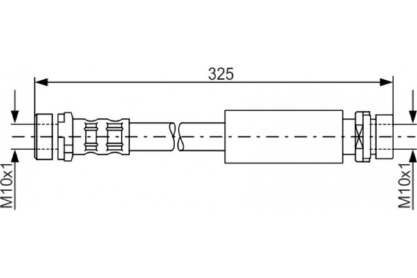 Bosch Ελαστικός Σωλήνας Φρένων - 1 987 476 994