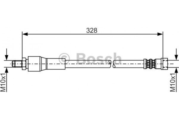 Bosch Ελαστικός Σωλήνας Φρένων - 1 987 481 001