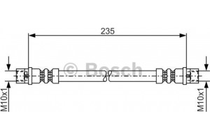 Bosch Ελαστικός Σωλήνας Φρένων - 1 987 481 008