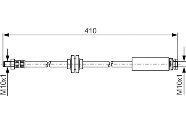 Bosch Ελαστικός Σωλήνας Φρένων - 1 987 481 022 Bosch Ελαστικός Σωλήνας Φρένων - 1 987 481 022