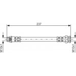 Bosch Ελαστικός Σωλήνας Φρένων - 1 987 481 052