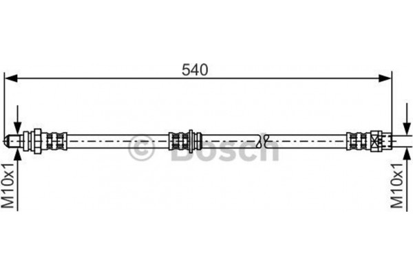 Bosch Ελαστικός Σωλήνας Φρένων - 1 987 481 053