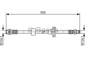 Bosch Ελαστικός Σωλήνας Φρένων - 1 987 481 056