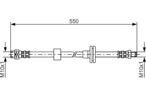 Bosch Ελαστικός Σωλήνας Φρένων - 1 987 481 056 Bosch Ελαστικός Σωλήνας Φρένων - 1 987 481 056