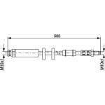 Bosch Ελαστικός Σωλήνας Φρένων - 1 987 481 067 Bosch Ελαστικός Σωλήνας Φρένων - 1 987 481 067