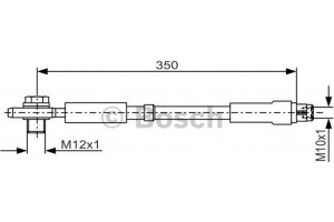 Bosch Ελαστικός Σωλήνας Φρένων - 1 987 481 091