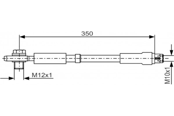 Bosch Ελαστικός Σωλήνας Φρένων - 1 987 481 091