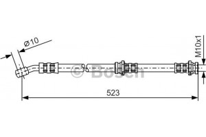 Bosch Ελαστικός Σωλήνας Φρένων - 1 987 481 099