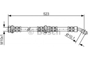 Bosch Ελαστικός Σωλήνας Φρένων - 1 987 481 100