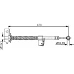 Bosch Ελαστικός Σωλήνας Φρένων - 1 987 481 169