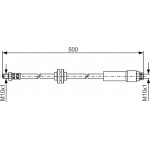 Bosch Ελαστικός Σωλήνας Φρένων - 1 987 481 172