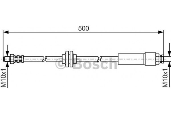 Bosch Ελαστικός Σωλήνας Φρένων - 1 987 481 172