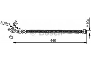Bosch Ελαστικός Σωλήνας Φρένων - 1 987 481 175