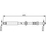 Bosch Ελαστικός Σωλήνας Φρένων - 1 987 481 179