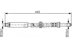Bosch Ελαστικός Σωλήνας Φρένων - 1 987 481 179