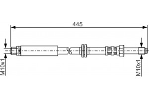 Bosch Ελαστικός Σωλήνας Φρένων - 1 987 481 179