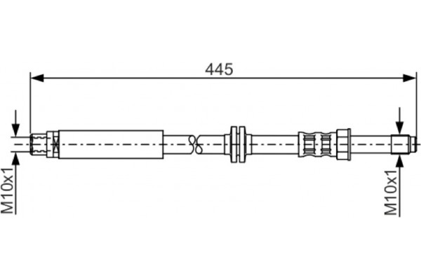 Bosch Ελαστικός Σωλήνας Φρένων - 1 987 481 179