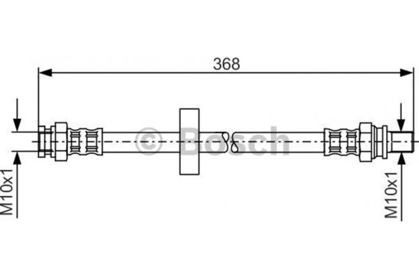Bosch Ελαστικός Σωλήνας Φρένων - 1 987 481 180