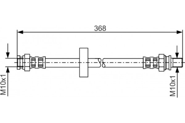 Bosch Ελαστικός Σωλήνας Φρένων - 1 987 481 180 Bosch Ελαστικός Σωλήνας Φρένων - 1 987 481 180